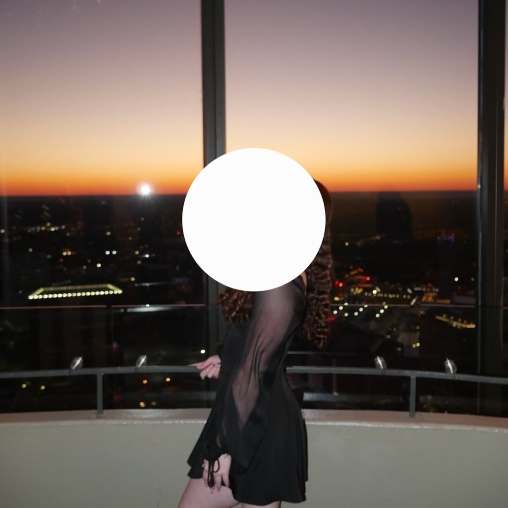 Lucy in the Sky Black Long Sleeve Dress